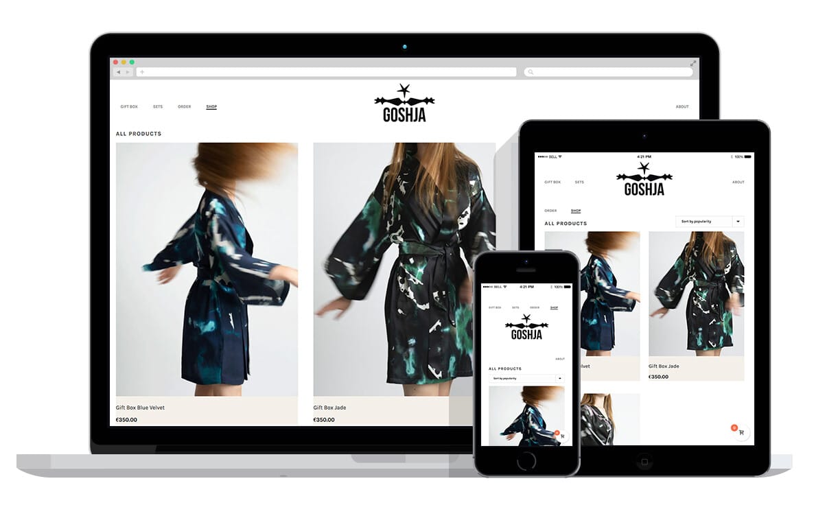 responsive webshop voor luxe kleding verkoop responsive webshop voor luxe kleding verkoop
