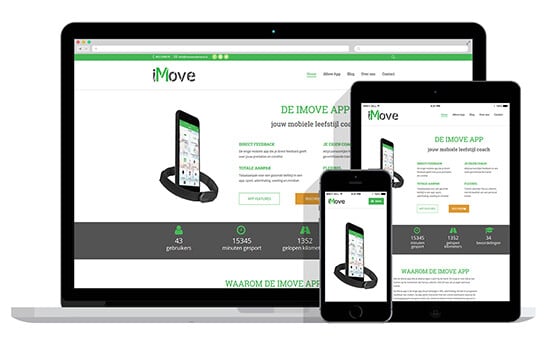 responsive website voor mobiele app responsive website voor mobiele app