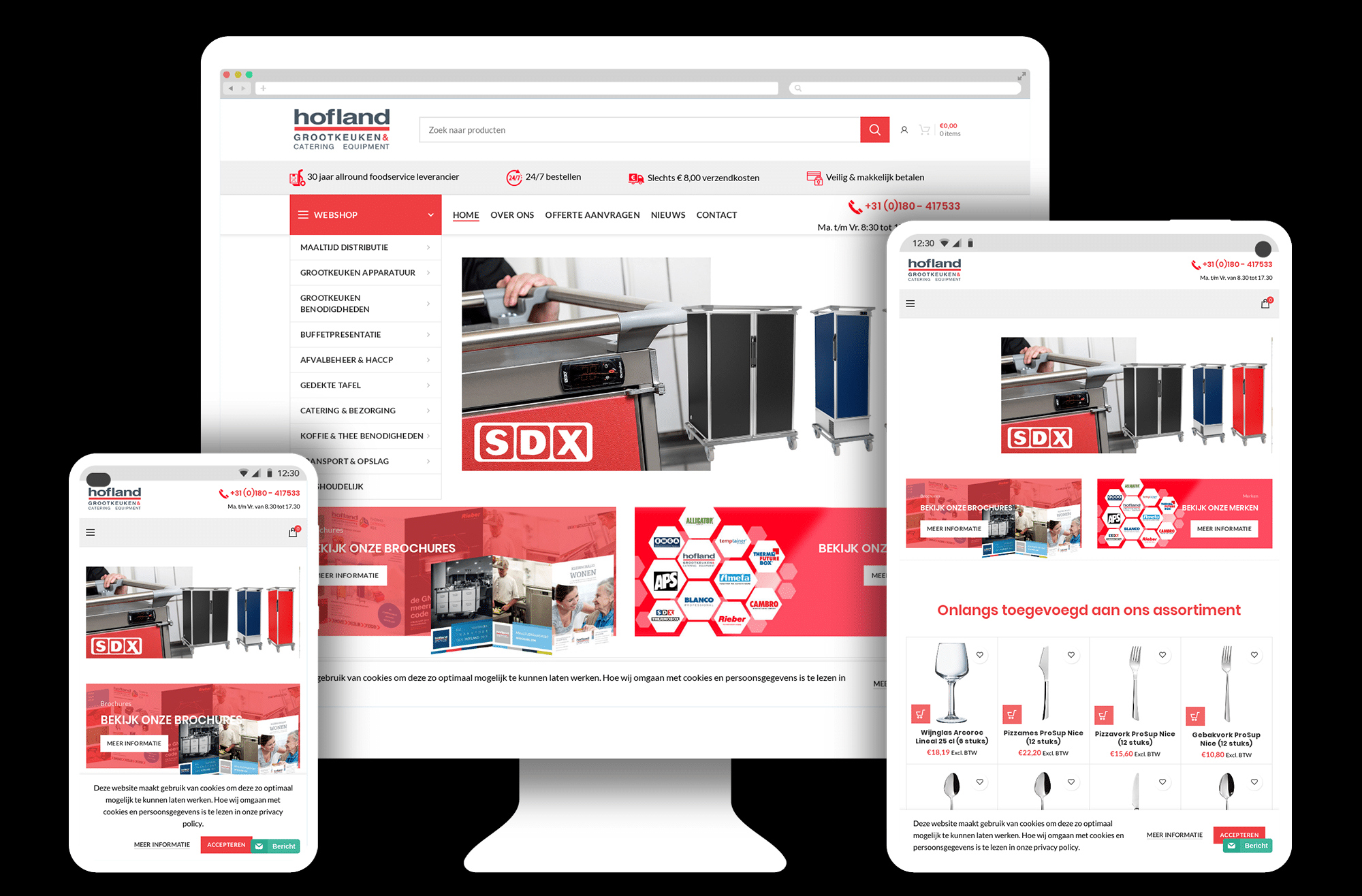 woocommerce webshop voor horeca groothandel hofland grootkeuken