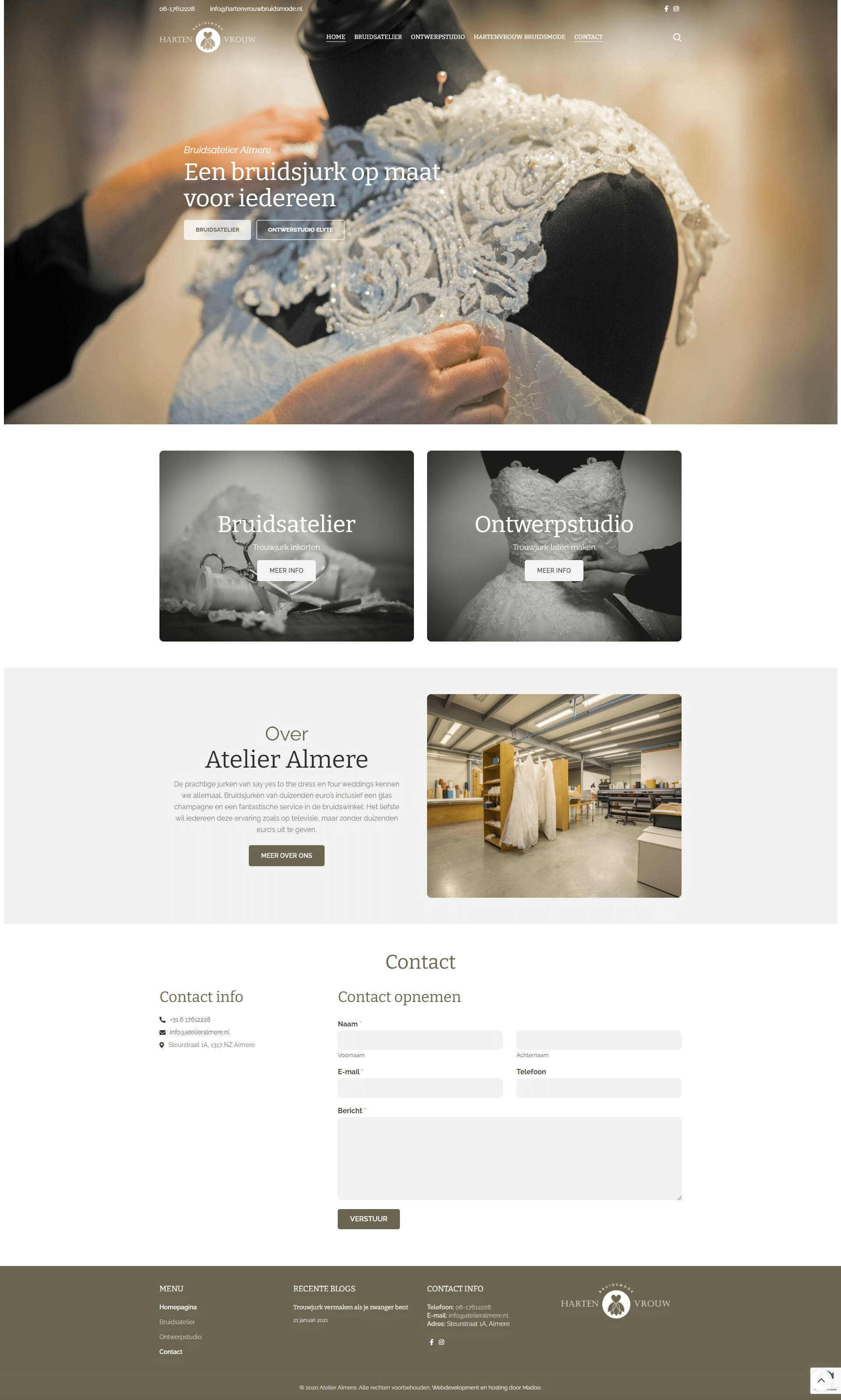 atelier almere wordpress website