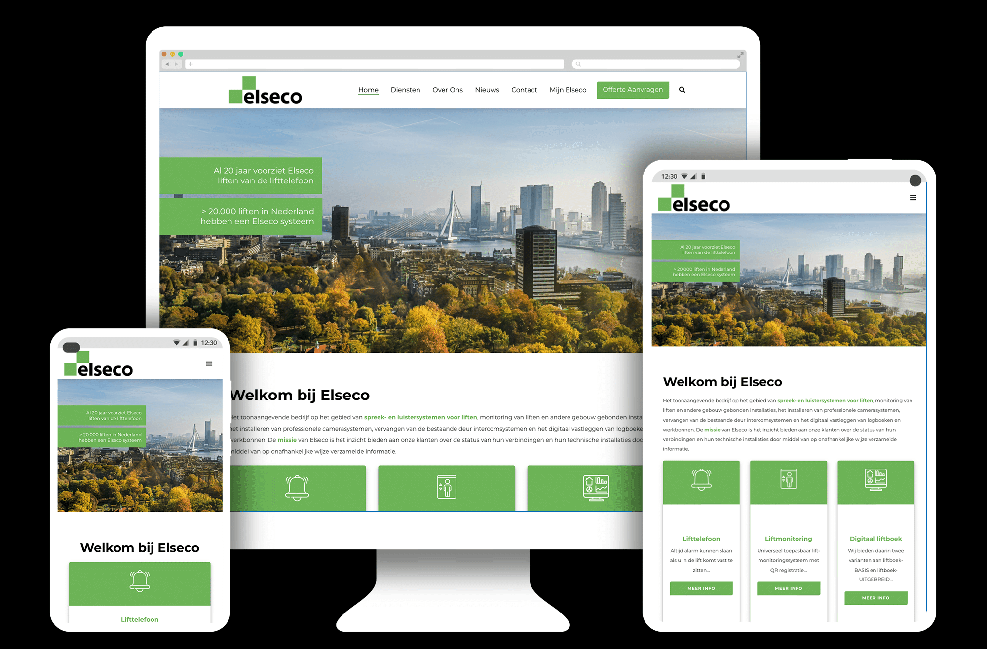 WordPress website voor Elseco