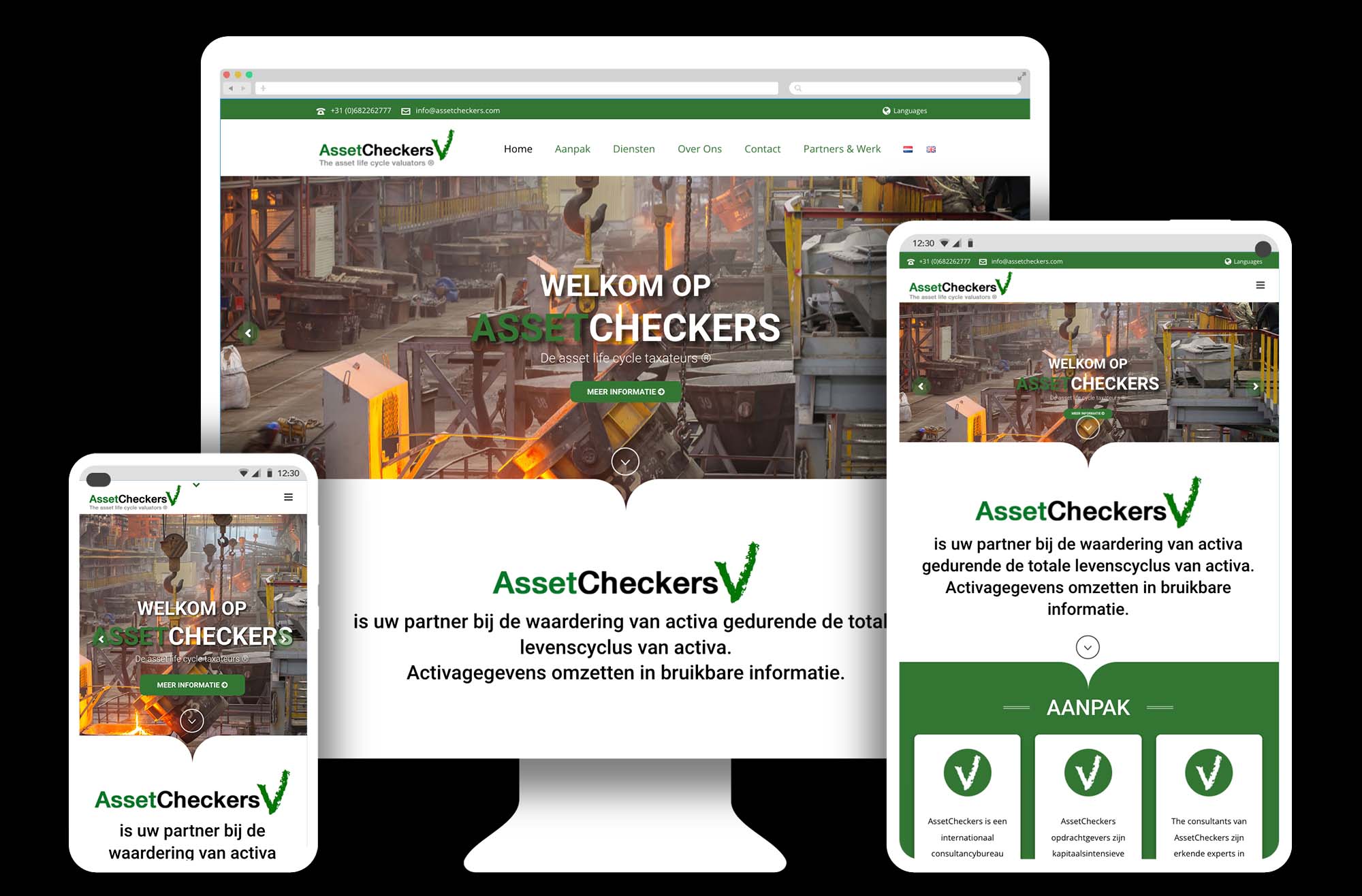 WordPress website voor Assetcheckers Group BV