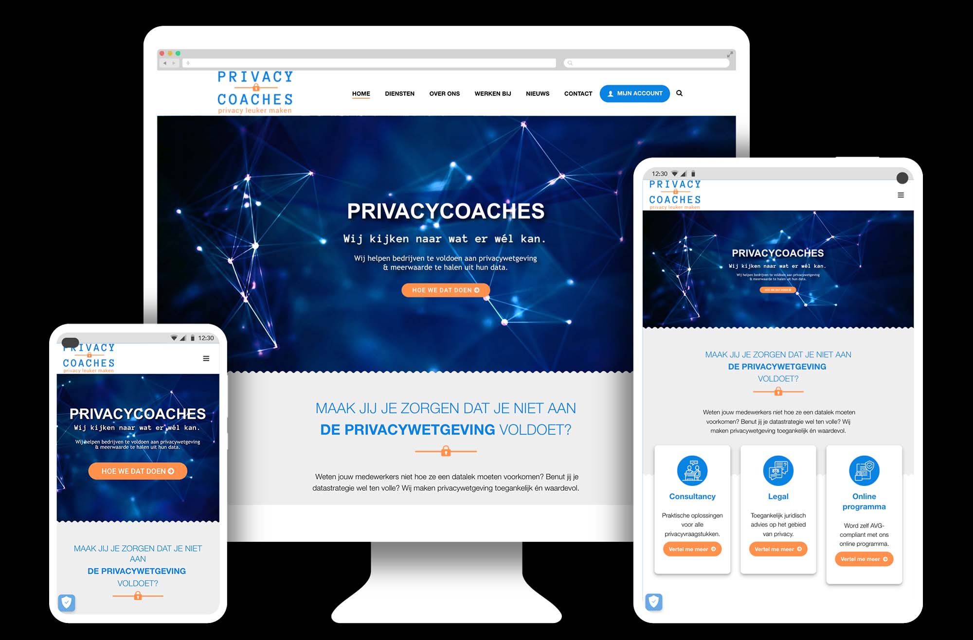 Woocommerce website voor Privacycoaches