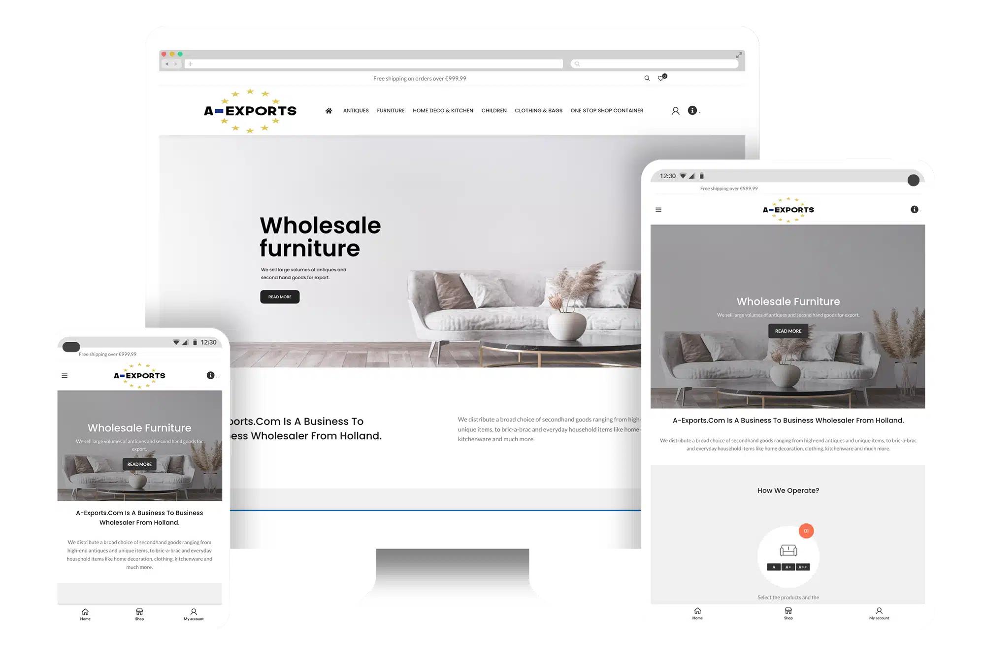 a-exports.eu in WordPress